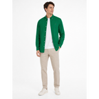 WEELZ Classic Cotton Button-Down Shirt — Green — styled look 1