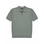 WEELZ Textured Zip Knit Polo - Olive - view 2