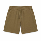 WEELZ Textured Cotton T-Shirt & Shorts Set - Olive - view 2