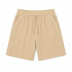 WEELZ Pocket-Collar Cotton T-Shirt & Shorts Set - Beige - view 2