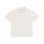 WEELZ Pocket-Collar Cotton T-Shirt & Shorts Set - White - view 3