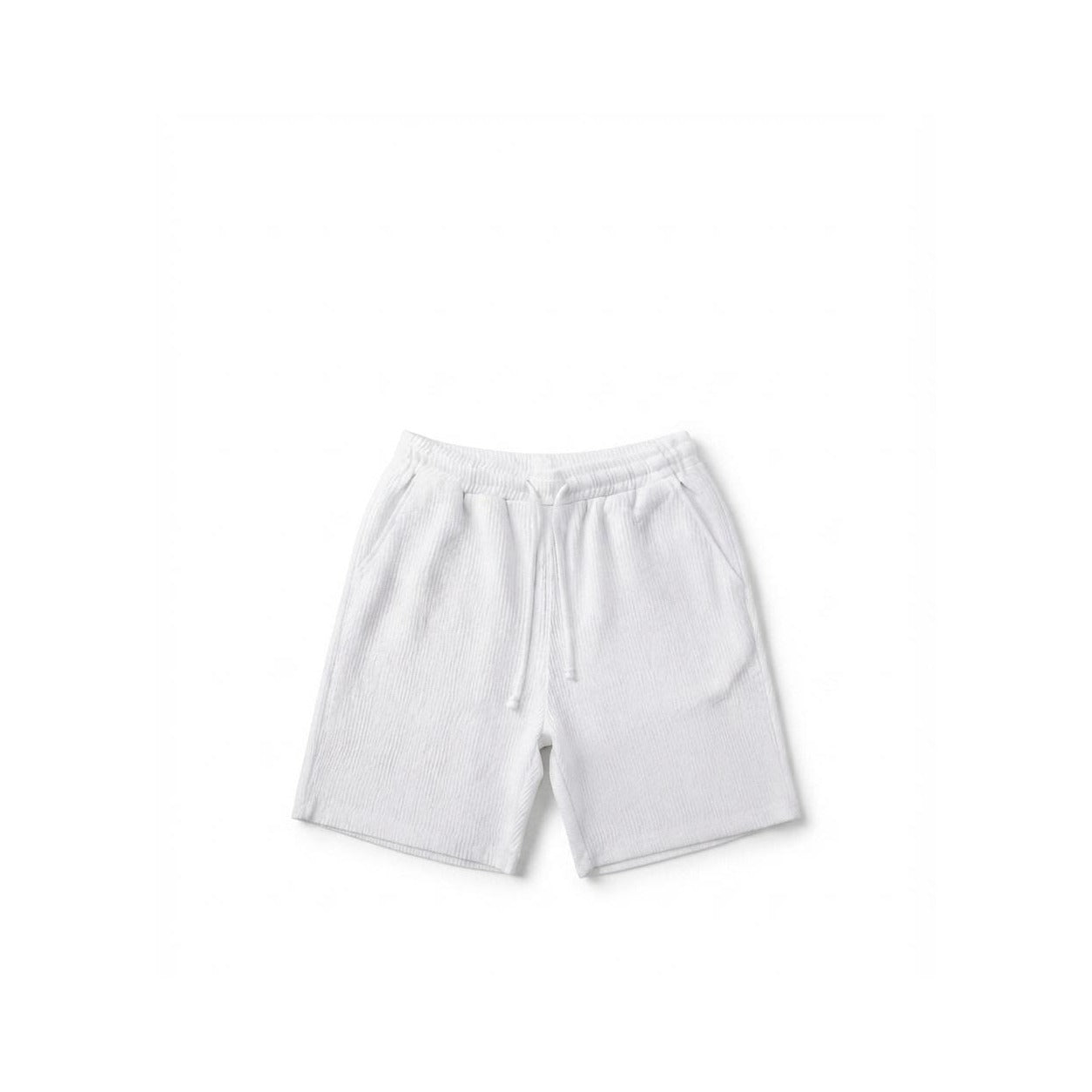 WEELZ Button-Collar Cotton T-Shirt & Shorts Set - White - view 2
