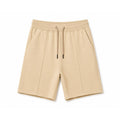 WEELZ Cooling Cotton Crew-Neck T-Shirt & Shorts Set - Beige - view 1