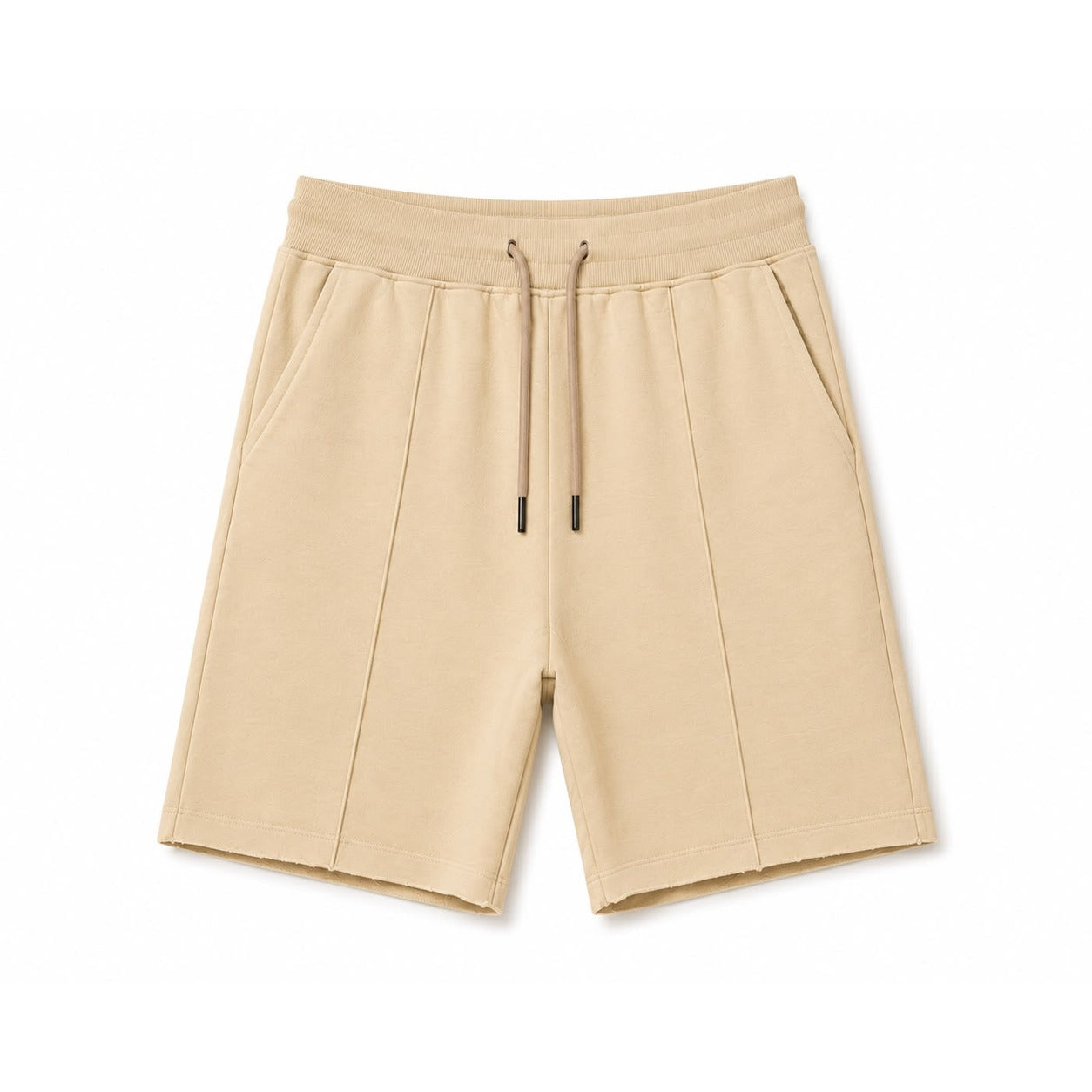 WEELZ Cooling Cotton Crew-Neck T-Shirt & Shorts Set - Beige - view 1