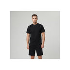 WEELZ Cooling Cotton Crew-Neck T-Shirt & Shorts Set - Black - view 2