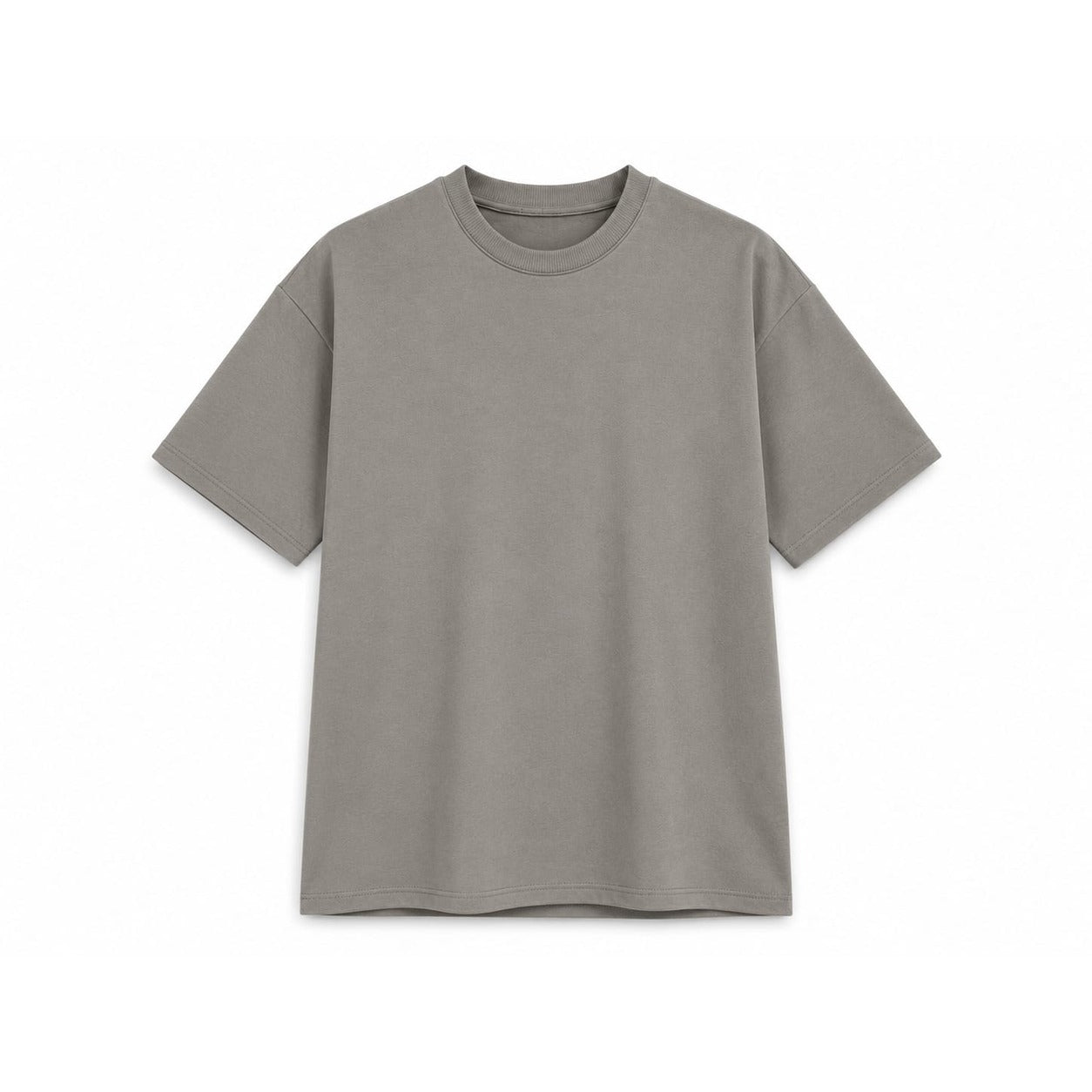 WEELZ Cooling Cotton Crew-Neck T-Shirt & Shorts Set - Grey - view 1