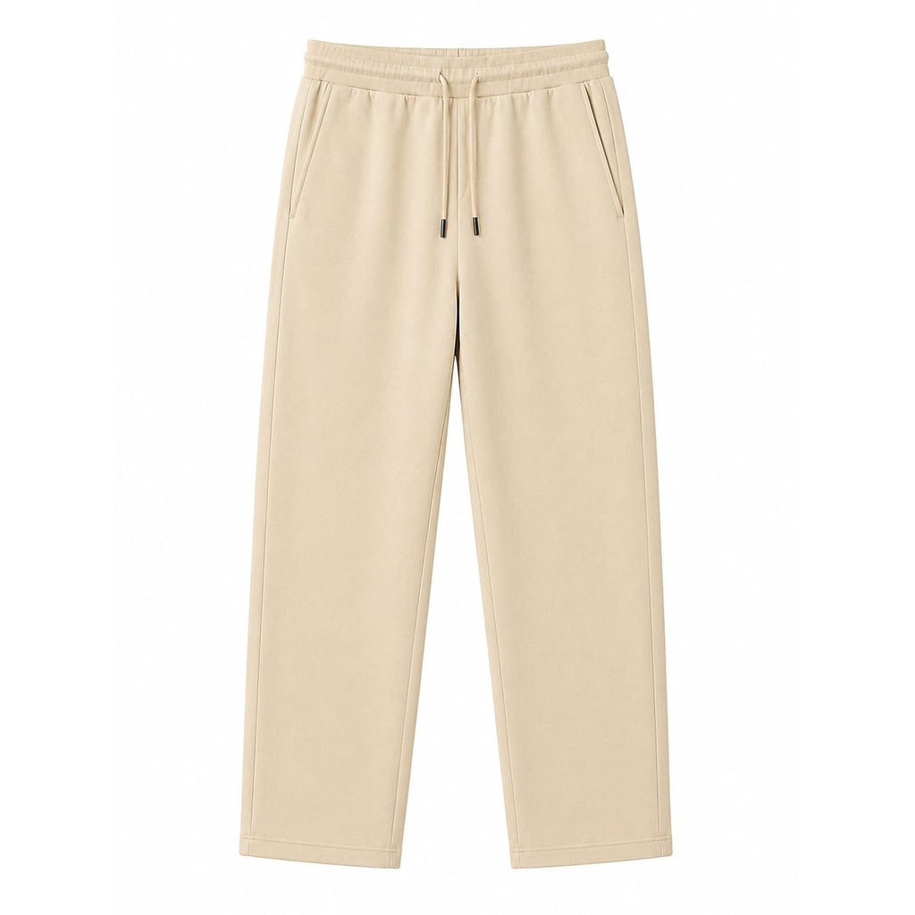 WEELZ Cotton Crew-Neck T-Shirt & Pants Set - Beige - view 3