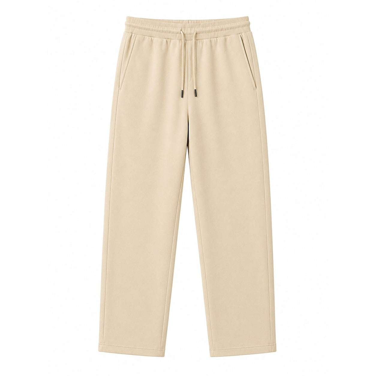WEELZ Cotton Crew-Neck T-Shirt & Pants Set - Beige - view 3