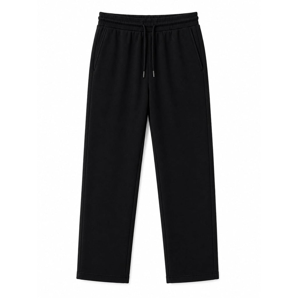 WEELZ Cotton Crew-Neck T-Shirt & Pants Set - Black - view 2