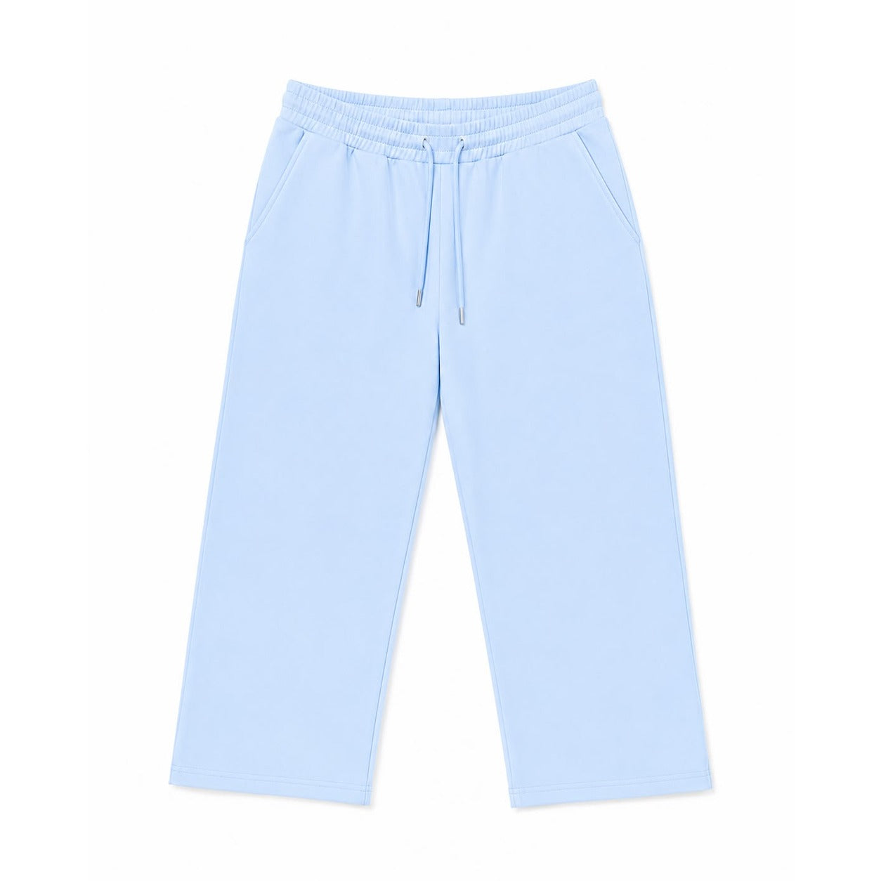 WEELZ Cotton Crew-Neck T-Shirt & Pants Set - Sky Blue - view 1