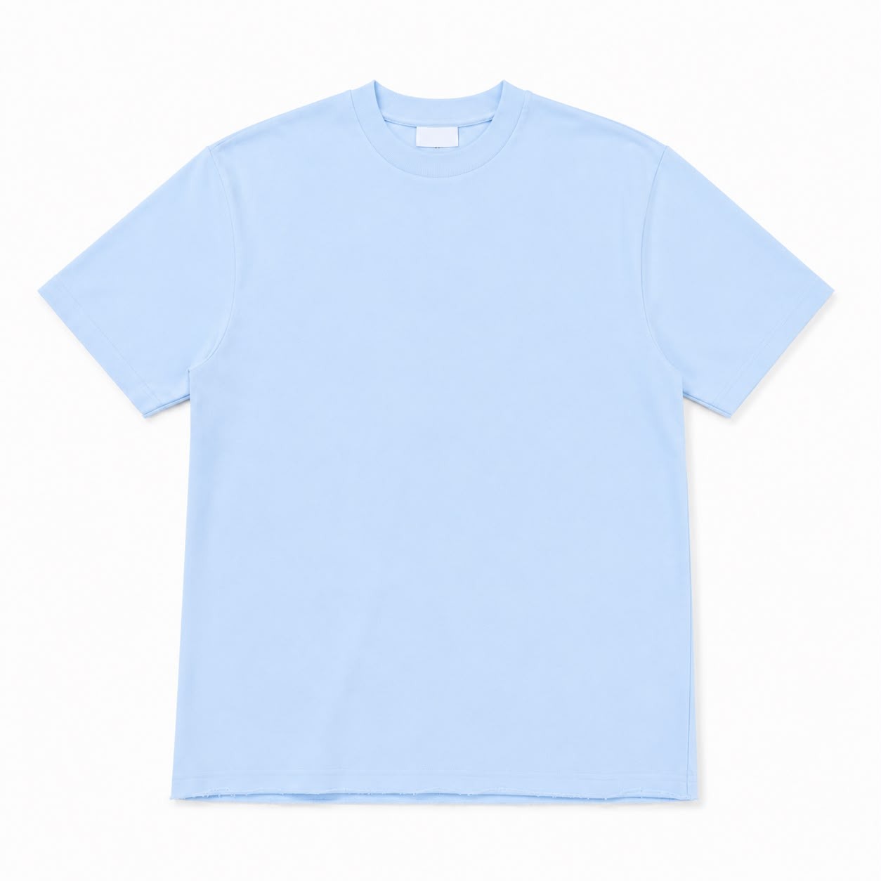 WEELZ Cotton Crew-Neck T-Shirt & Pants Set - Sky Blue - view 3