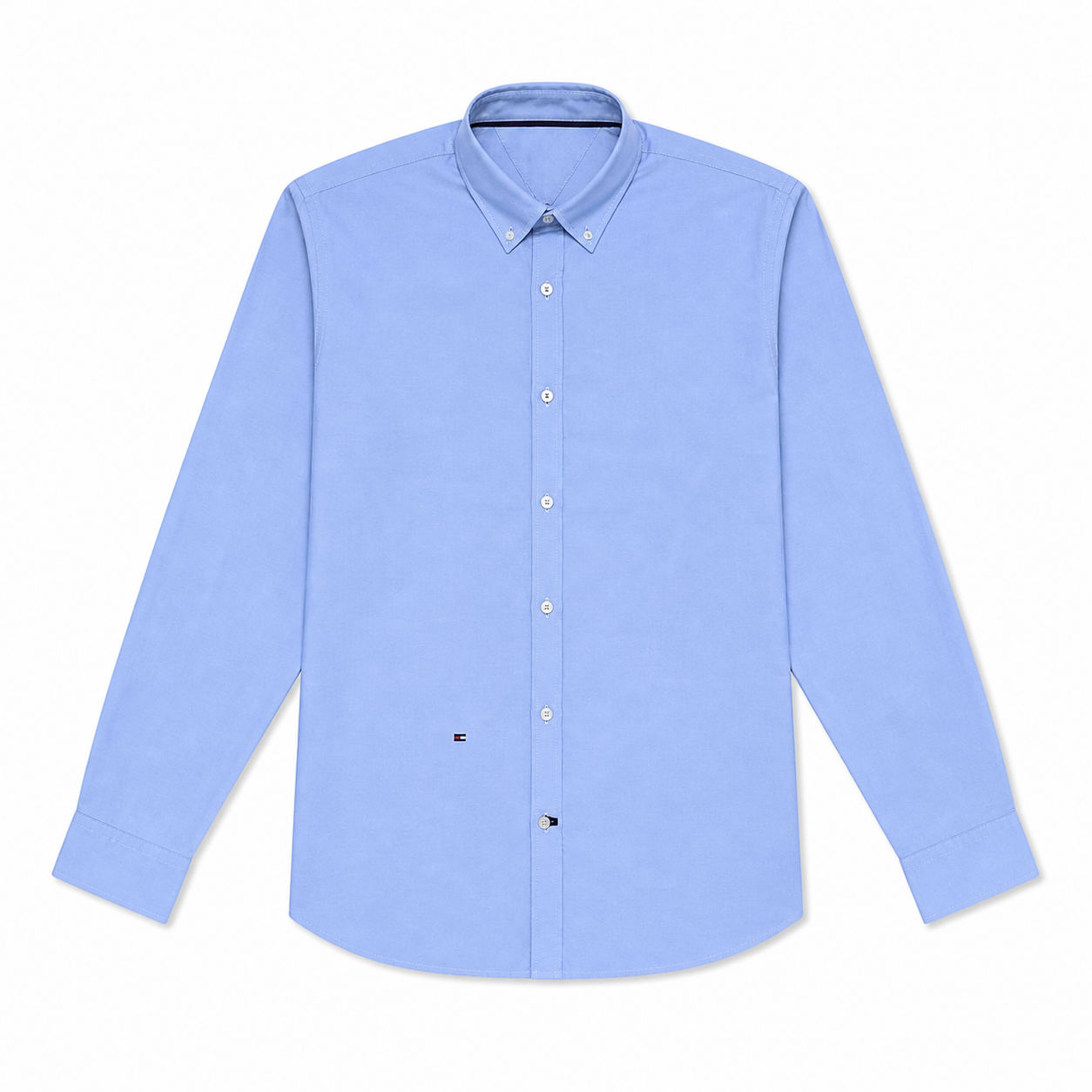 WEELZ Classic Cotton Button-Down Shirt — Light Blue product view