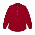 WEELZ Classic Cotton Button-Down Shirt — Red product view
