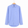 WEELZ classic cotton button-down shirt — light blue front view