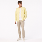 WEELZ classic cotton button-down shirt, soft yellow — model look 1