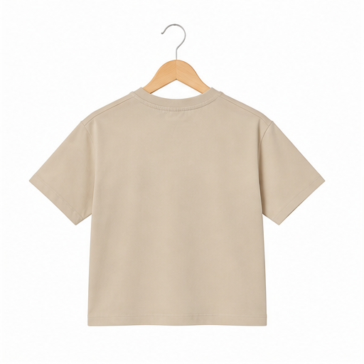 WEELZ Kids Box Fit T-Shirt Beige — image 2