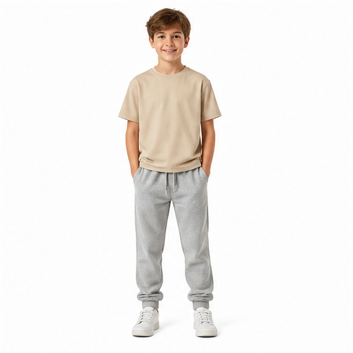 WEELZ Kids Box Fit T-Shirt Beige — image 5