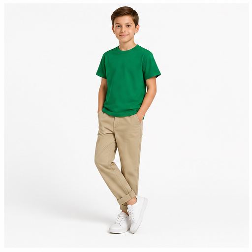 WEELZ Kids Box Fit T-Shirt — Green