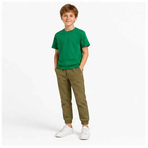 WEELZ Kids Box Fit T-Shirt — Green