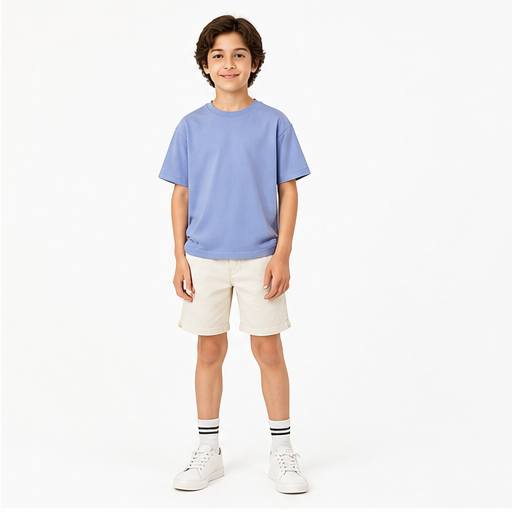 WEELZ Kids Box Fit T-Shirt Light Blue — image 3