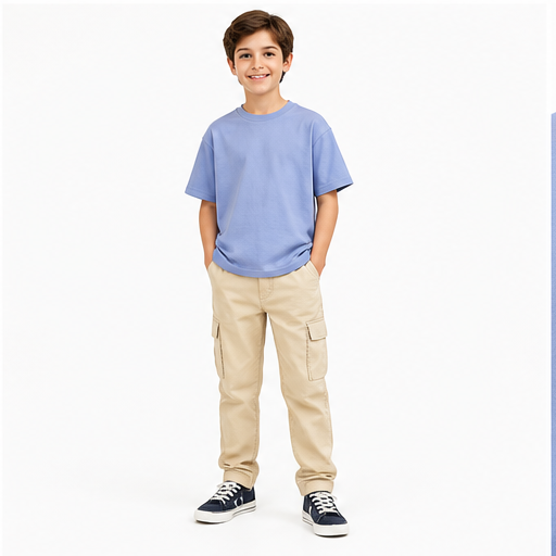 WEELZ Kids Box Fit T-Shirt Light Blue — image 5