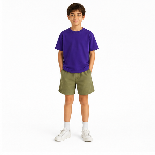 WEELZ Kids Box Fit T-Shirt Purple — image 3