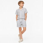 WEELZ Kids Fine-Stripe Two-Piece Set — child model look 2