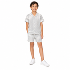 WEELZ Kids Fine-Stripe Two-Piece Set — child model look 3