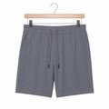 WEELZ Melton Jersey Shorts — Grey — front product on hanger