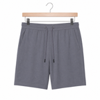 WEELZ Melton Jersey Shorts — Grey — front product on hanger