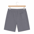 WEELZ Melton Jersey Shorts — Grey — back product on hanger
