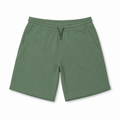 WEELZ Men’s Melton Jersey Shorts — Olive Green product view