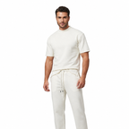 WEELZ Cotton Crew-Neck T-Shirt & Pants Set - Off-White - view 3