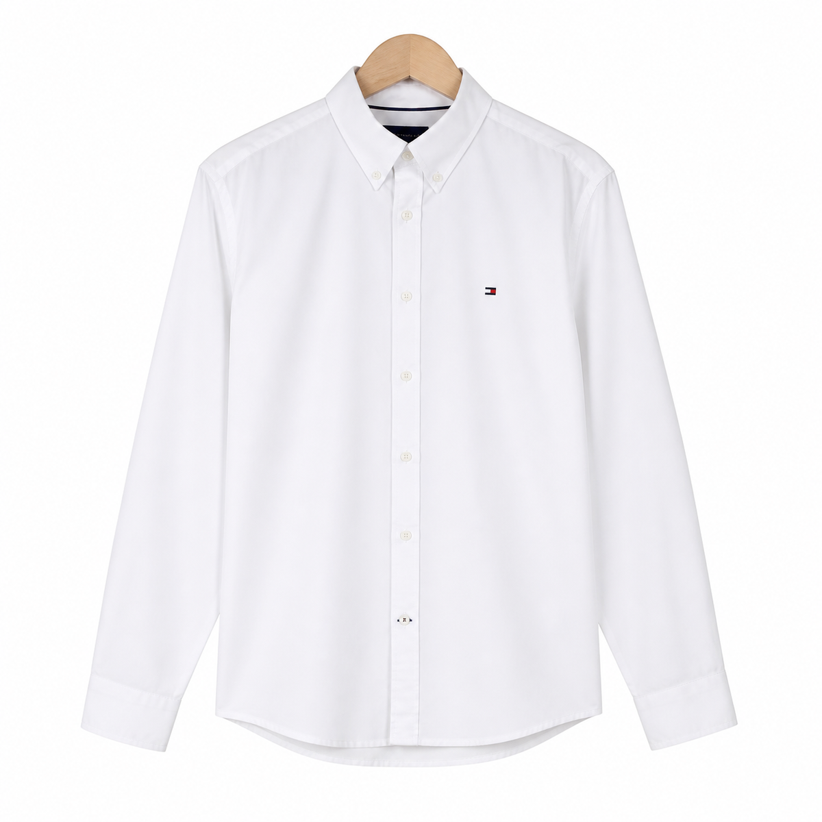 WEELZ white classic shirt with small logo — front