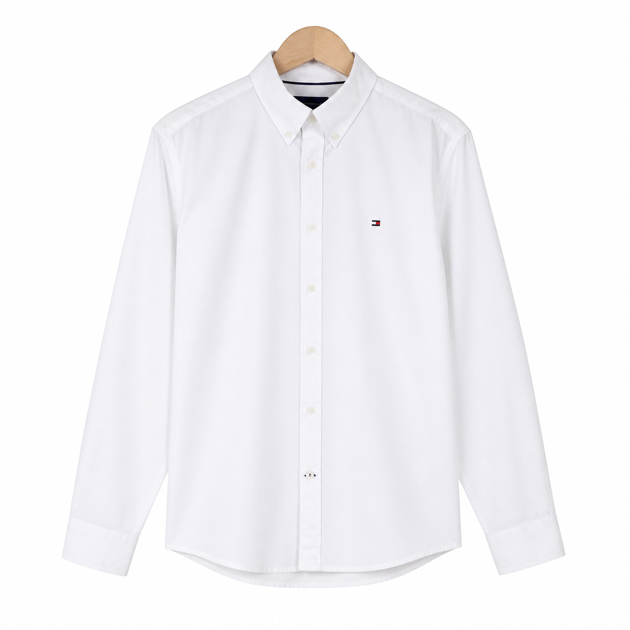 WEELZ white classic shirt with small logo — front