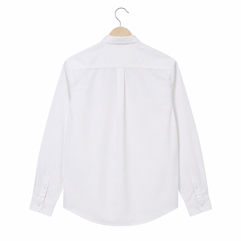 WEELZ white classic shirt with small logo — back